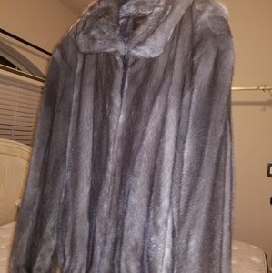 Men's Blue Iris Mink Jacket